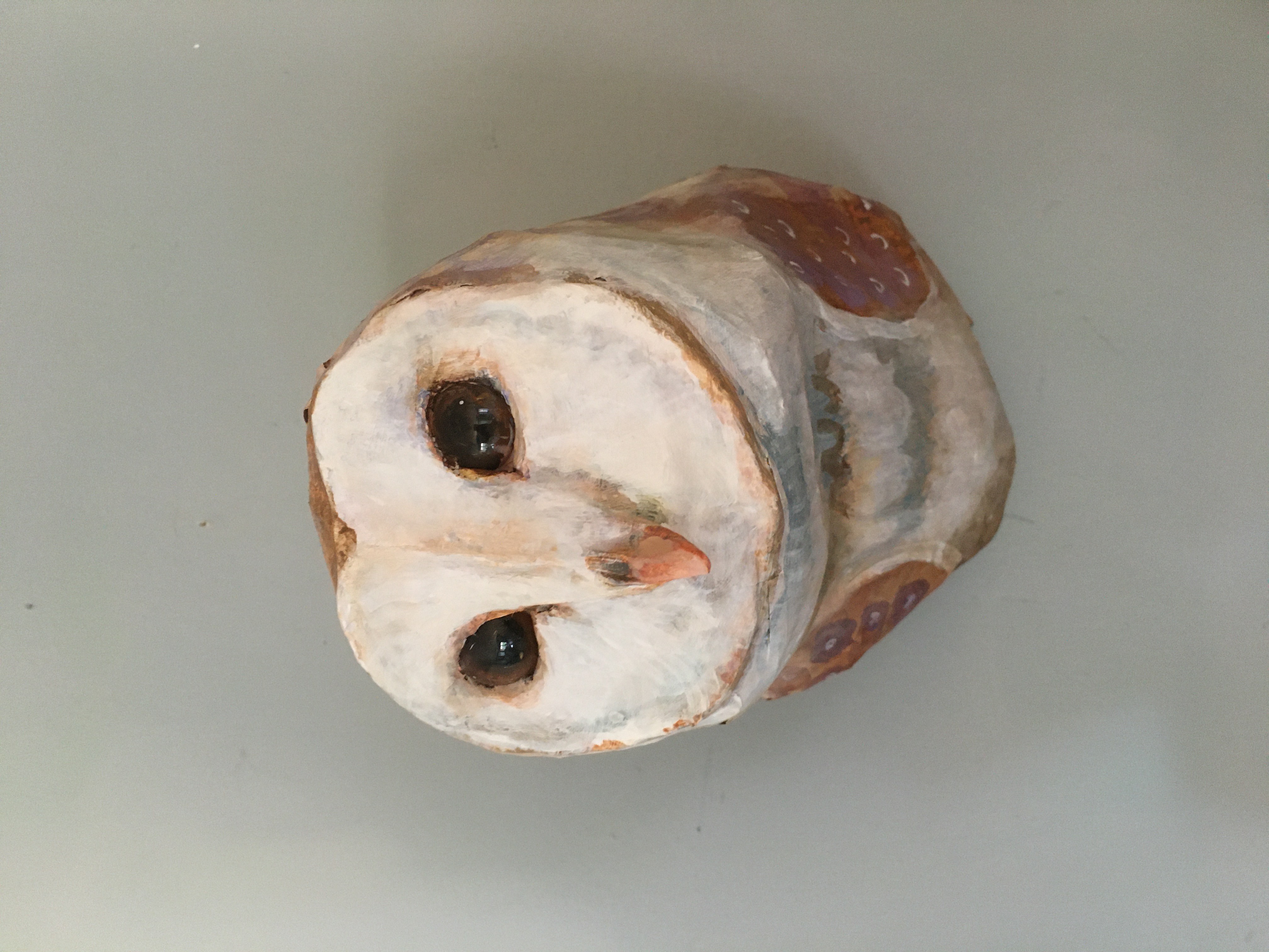 Handcrafted Owl Sculpture
