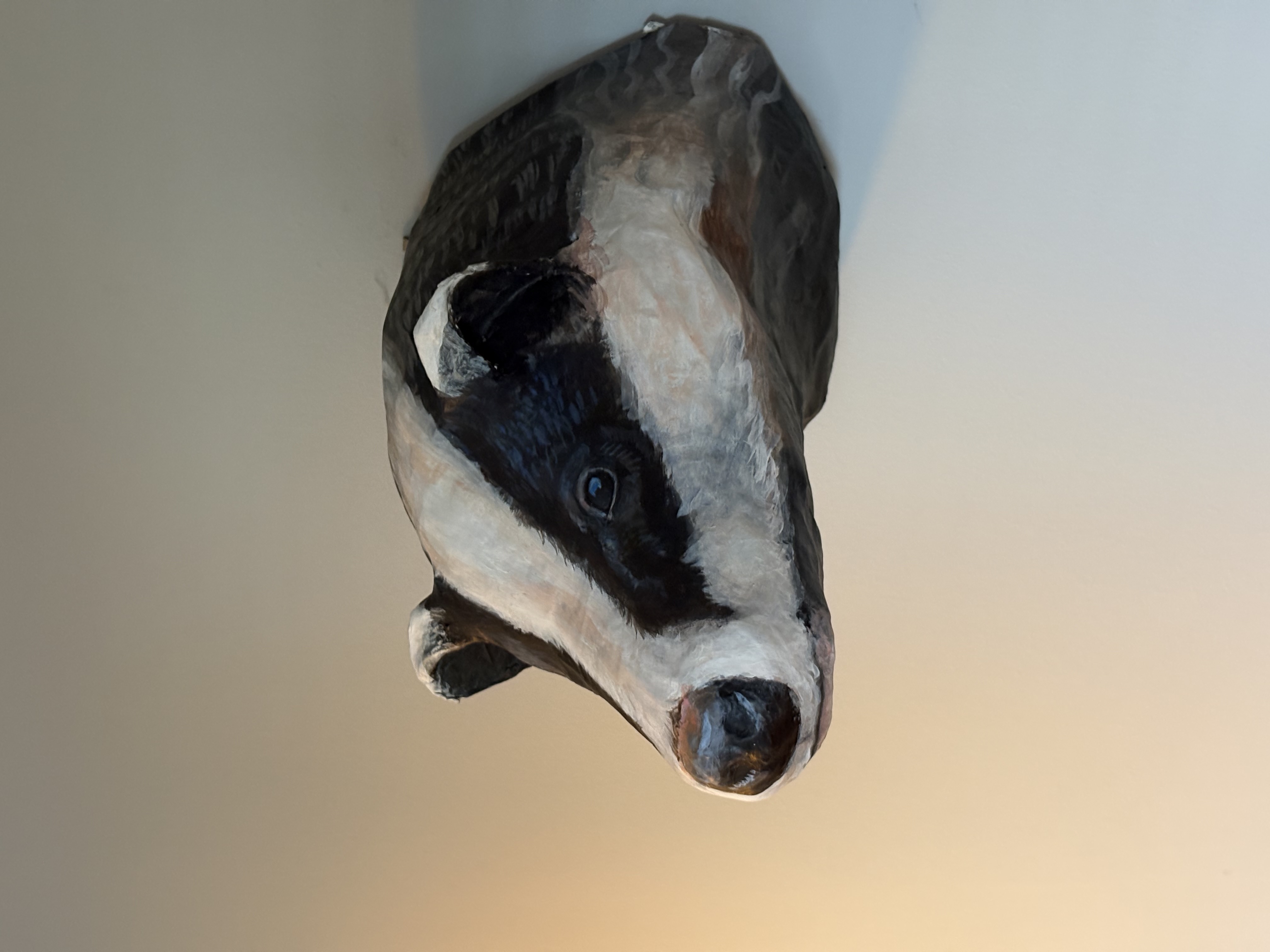Badger Wall Sculpture