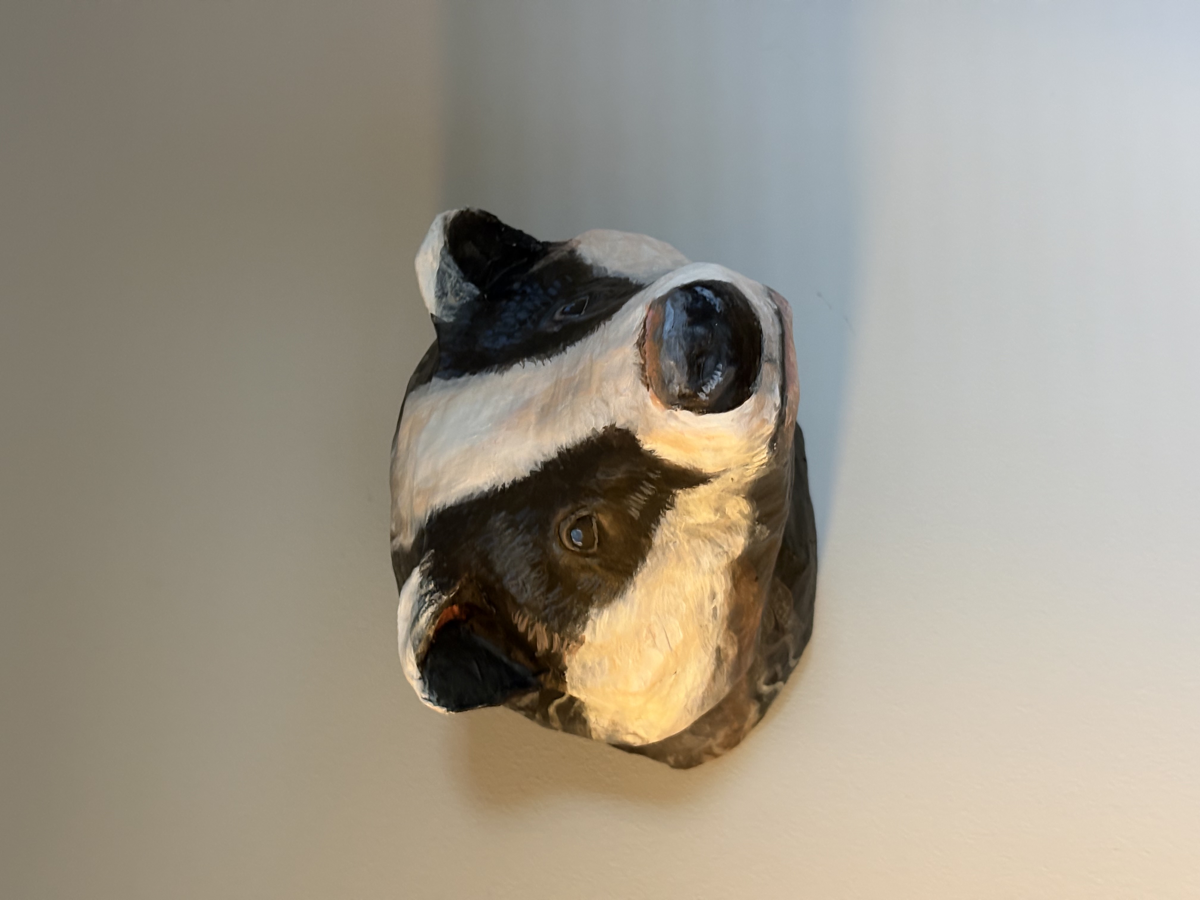 Badger Wall Sculpture