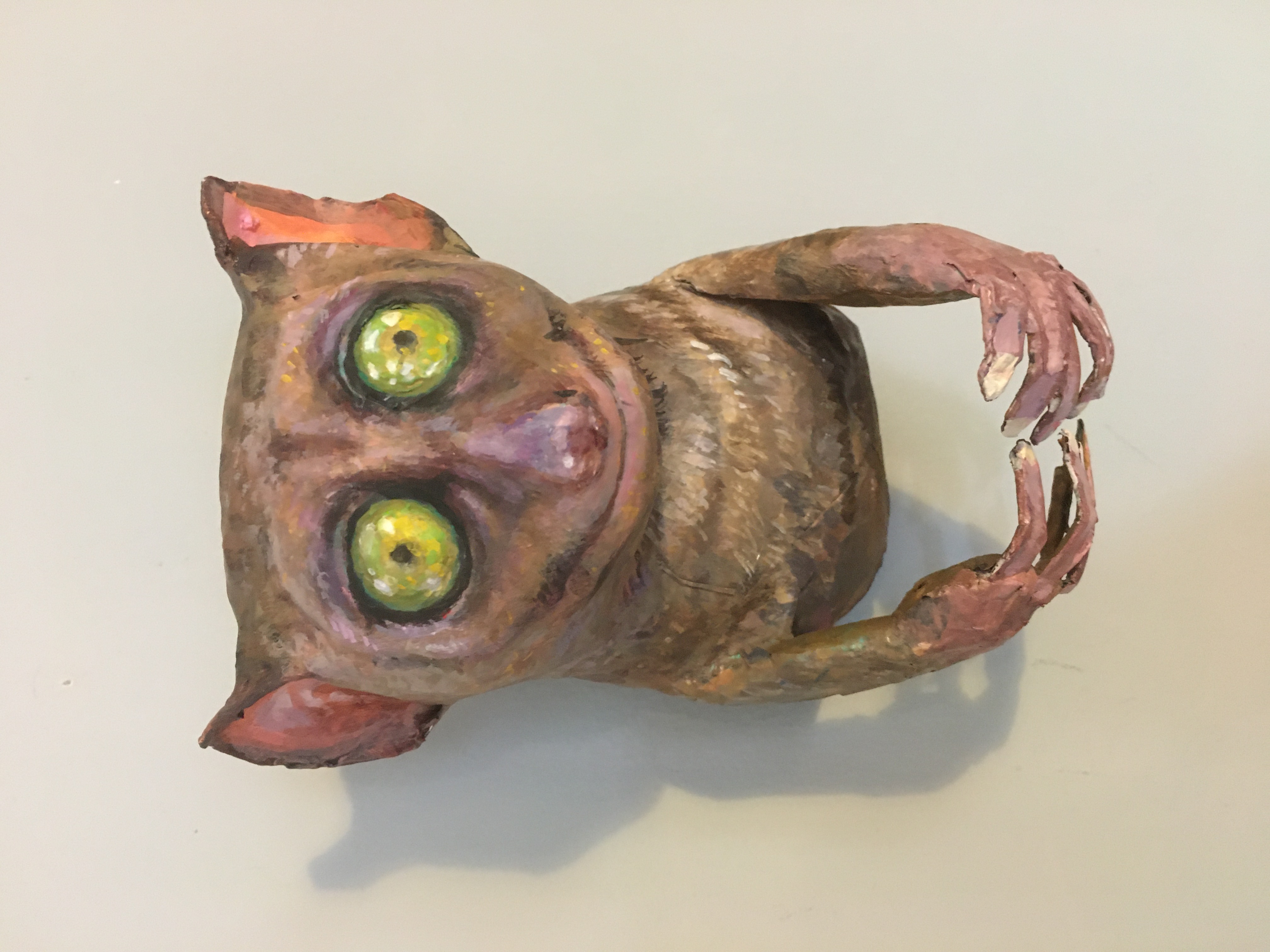 Handcrafted Paper Mache Tarsier Wall art