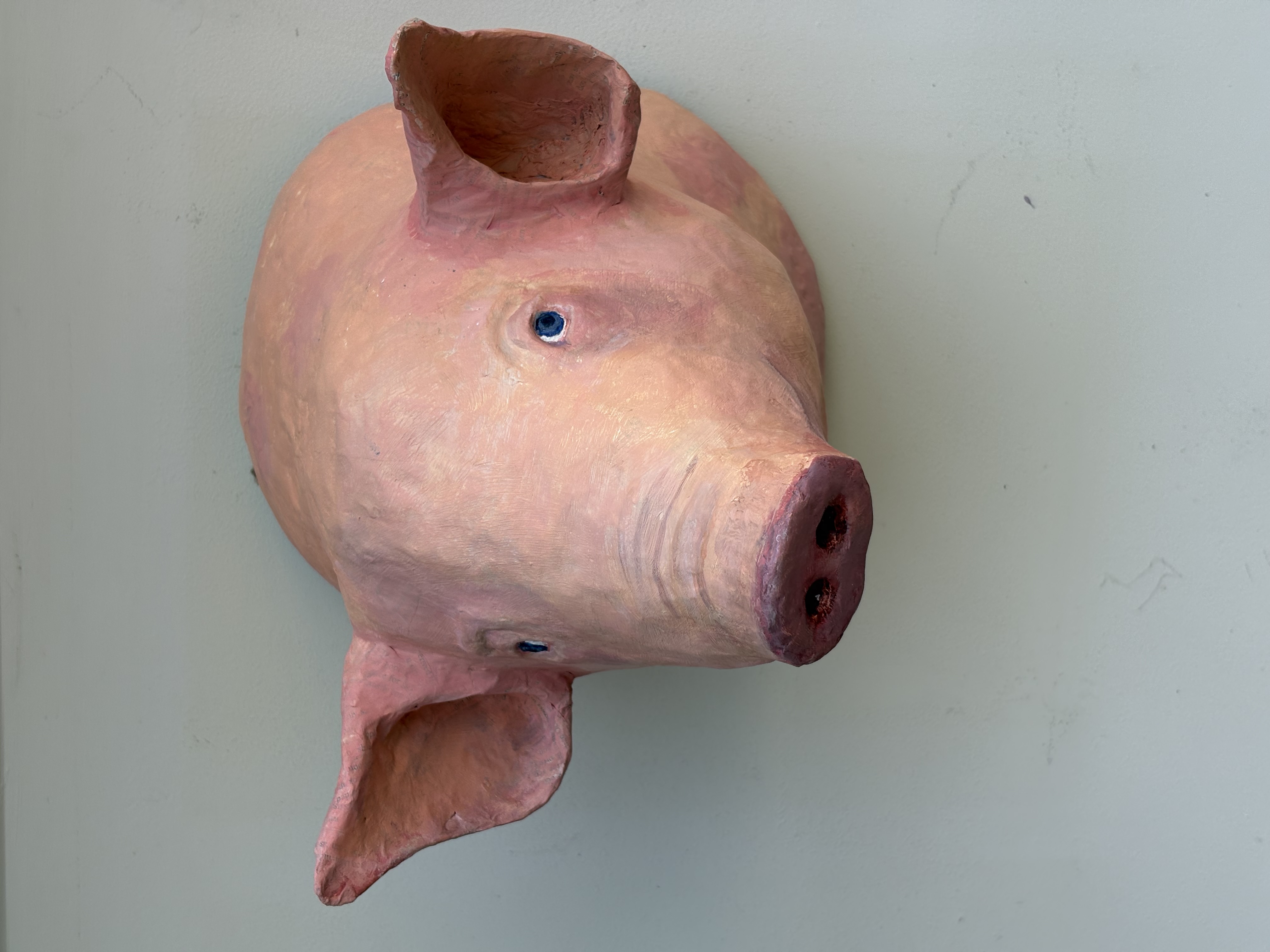 Pig Head Wall Sculpture