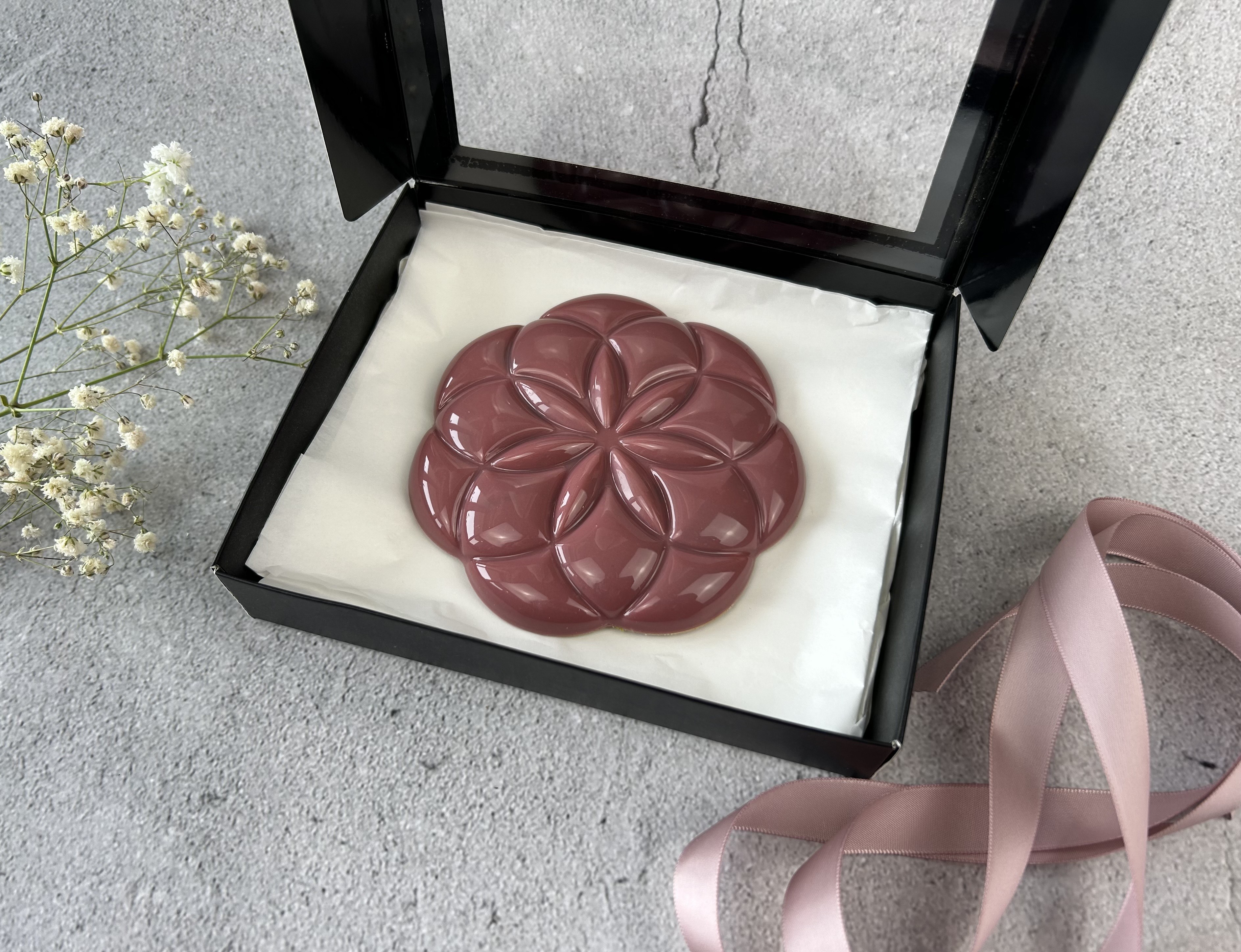 Ruby Bar with Raspberry and Pistachio 