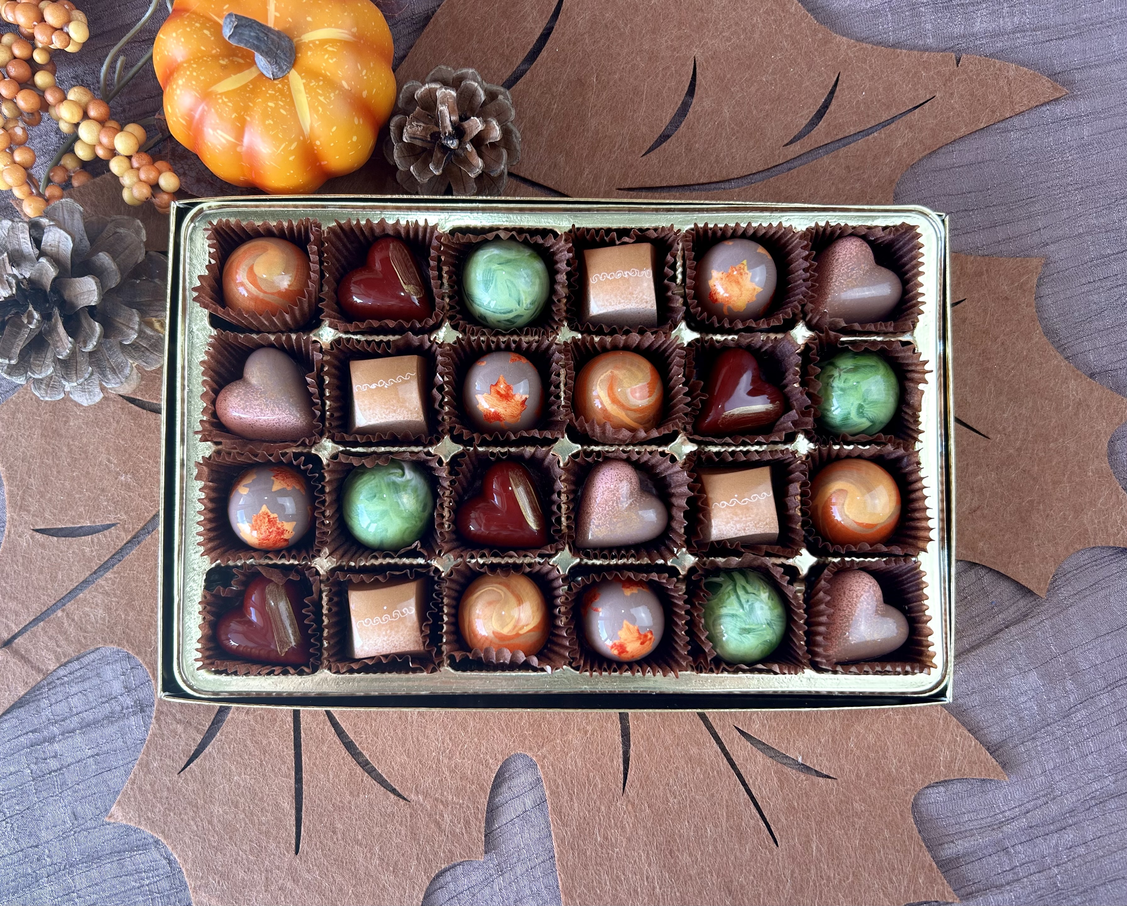 Gourmet Autumn Chocolate Box
