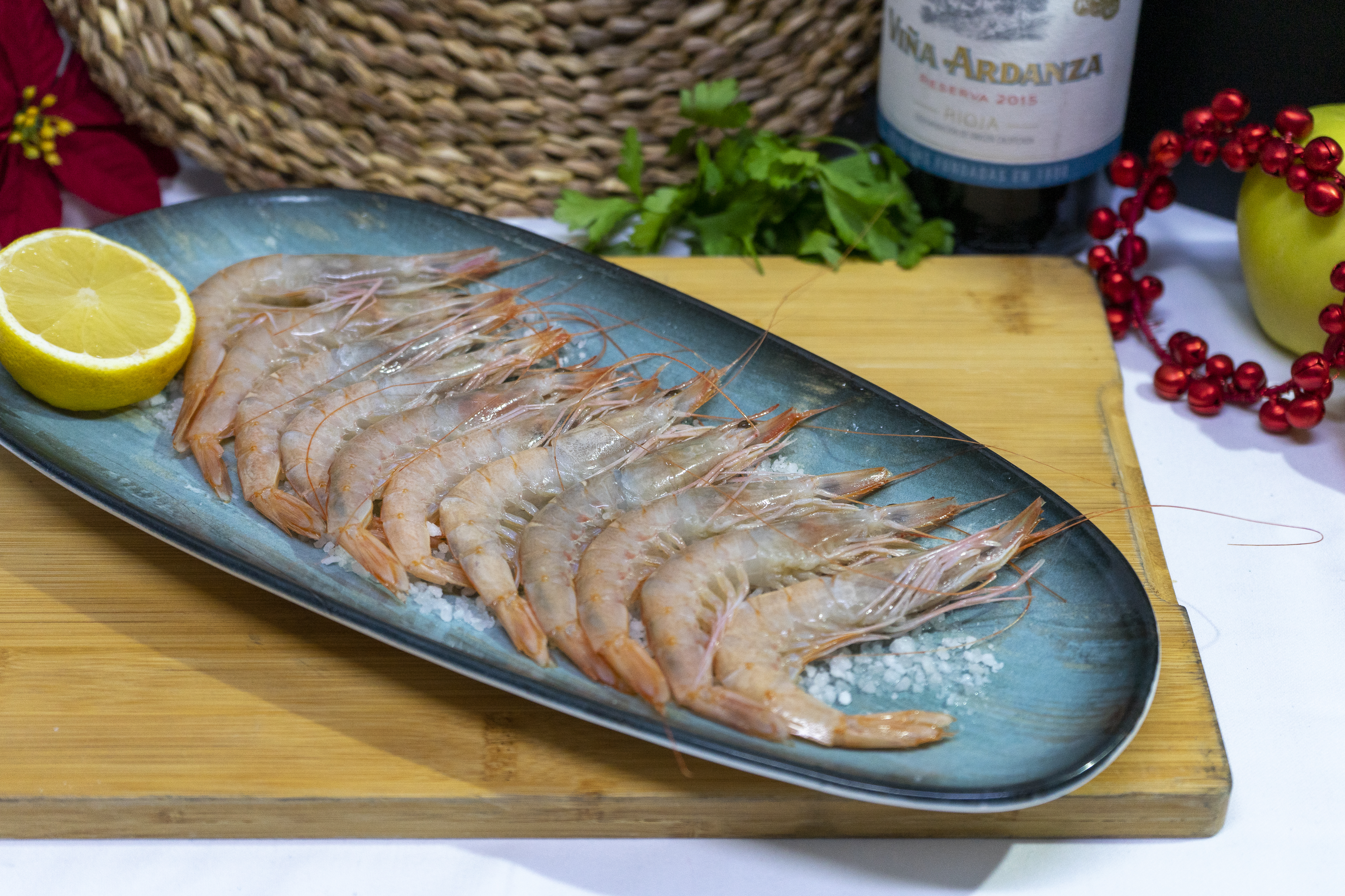 Gambas blancas de Huelva cocidas