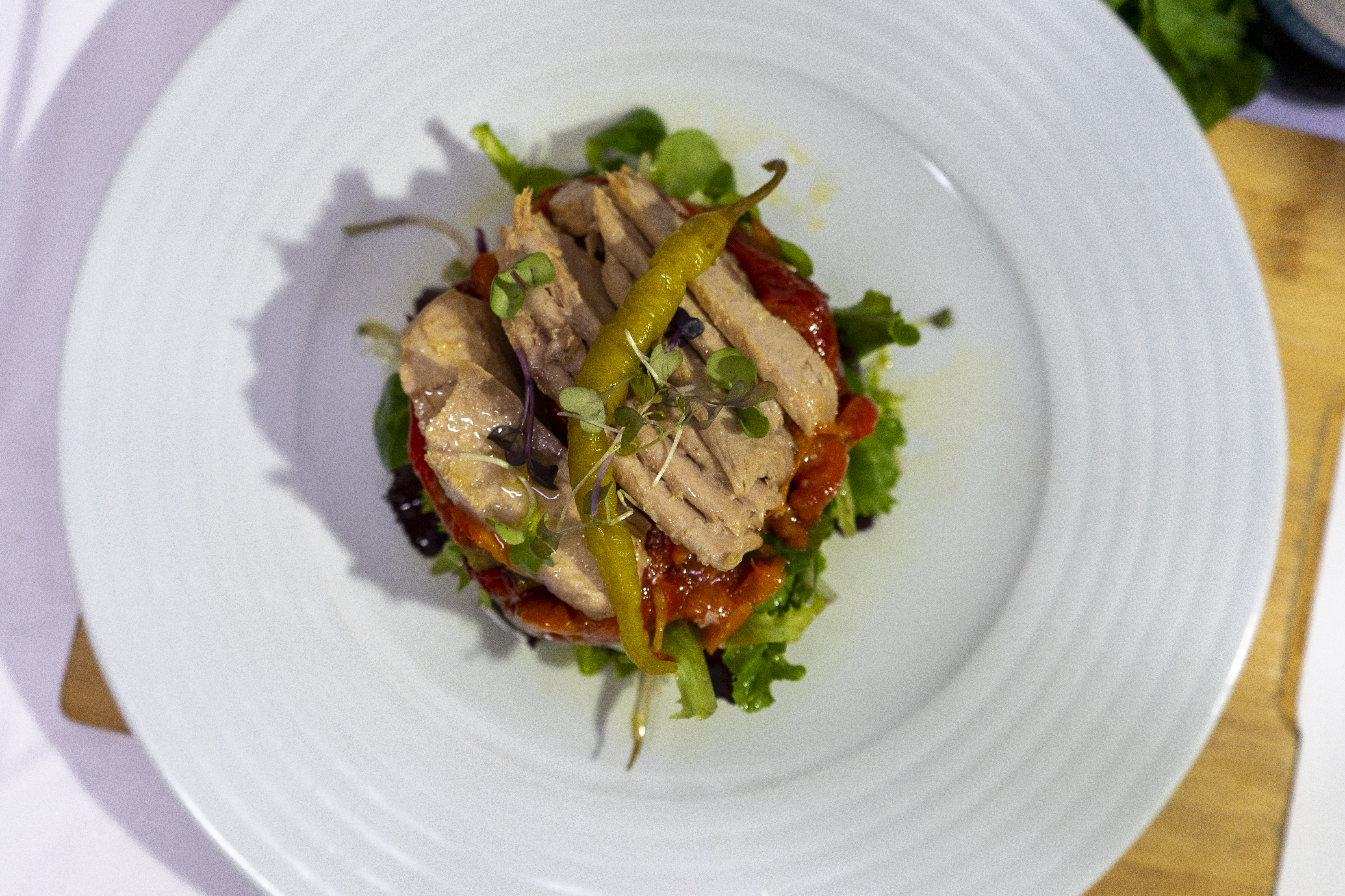 Asadillo de Pimientos con Ventresca de Bonito