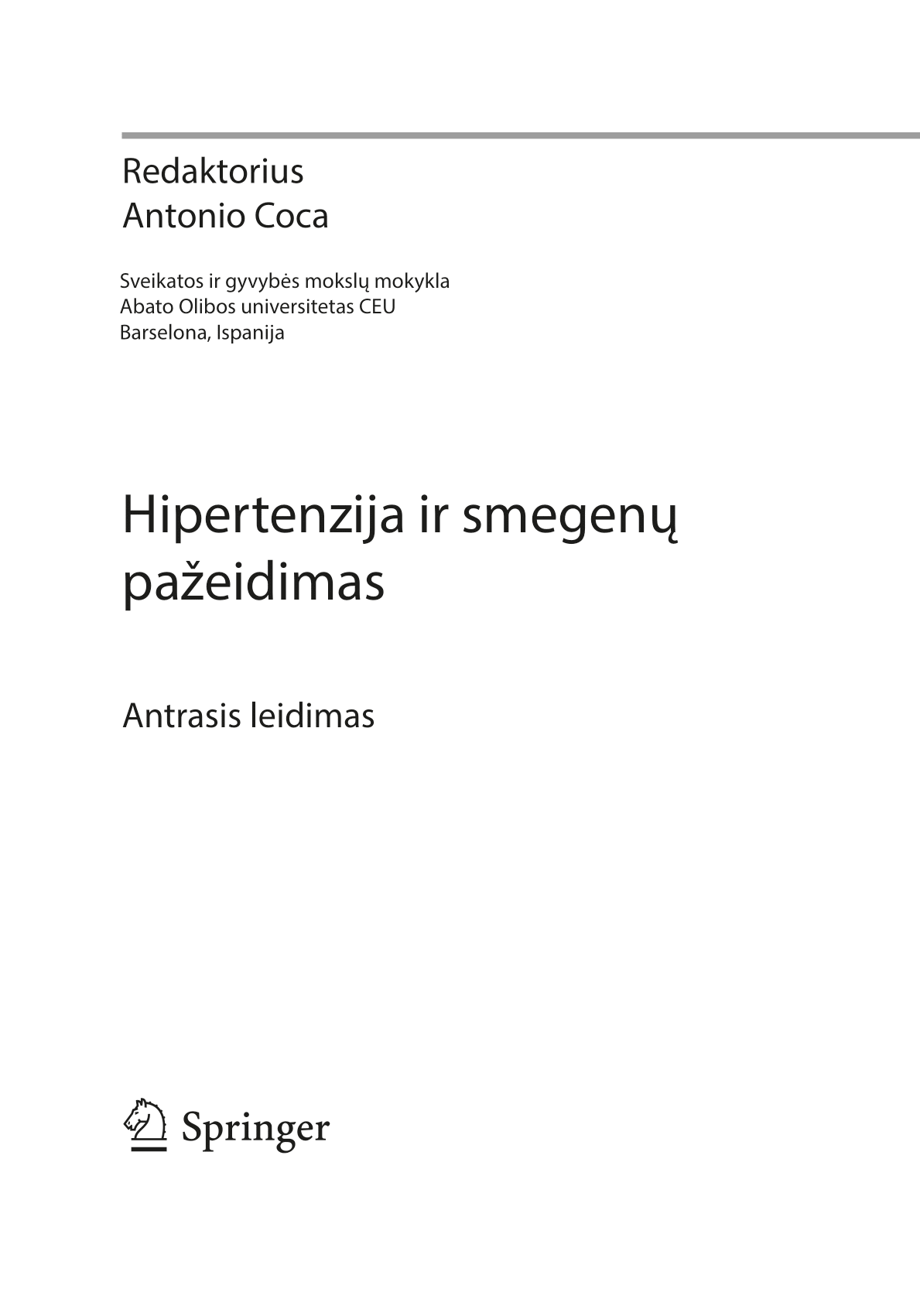 Hipertenzija ir smegenų pažeidimas