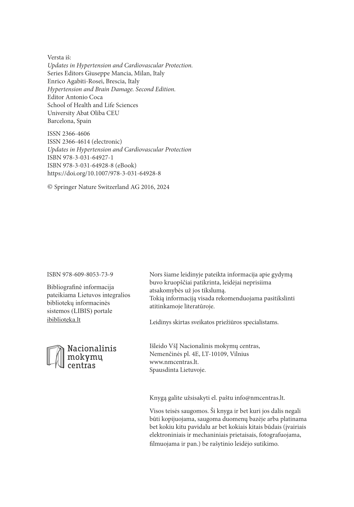 Hipertenzija ir smegenų pažeidimas