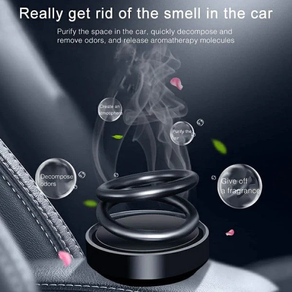 Car Solar Rotating Air Freshener