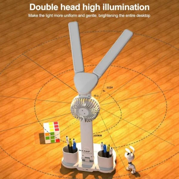 Multipurpose Fan Desk Lamp
