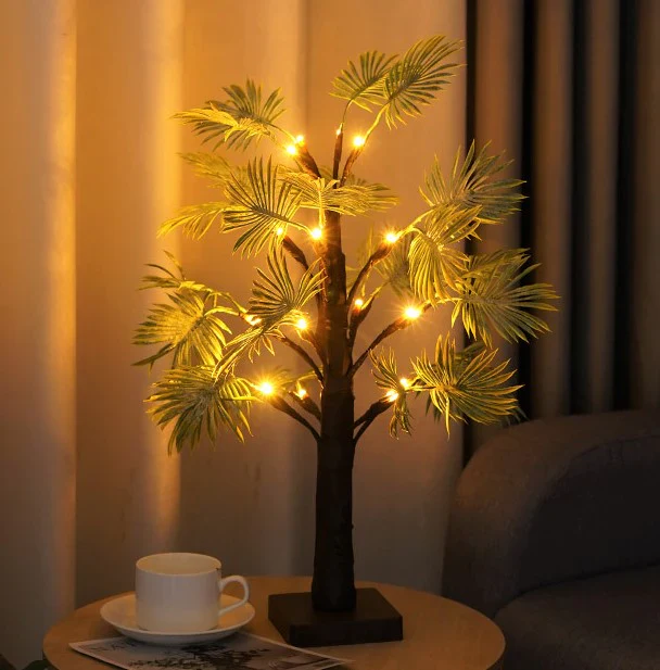 Palm Leaf Table Lamp