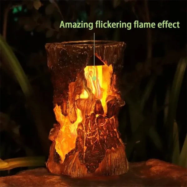 Solar Garden Flame Light