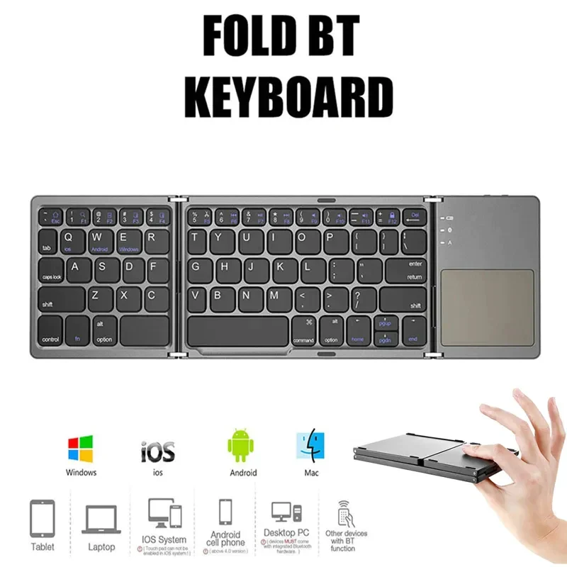  Folding Bluetooth Keyboard