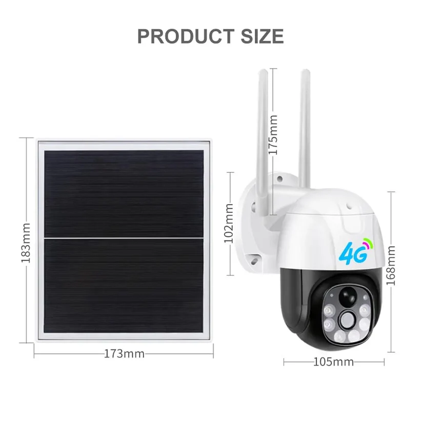 V380 Solar PIR Camera