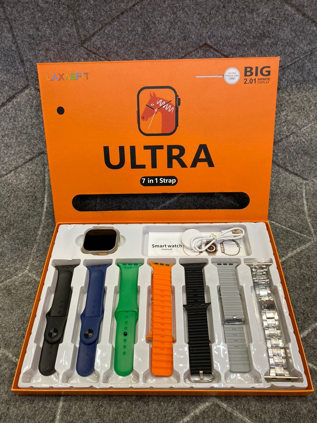 Ultra Smart Watch 7 in 1 Strap Set