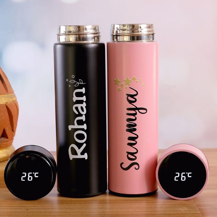 LED Display Vacuum Flask