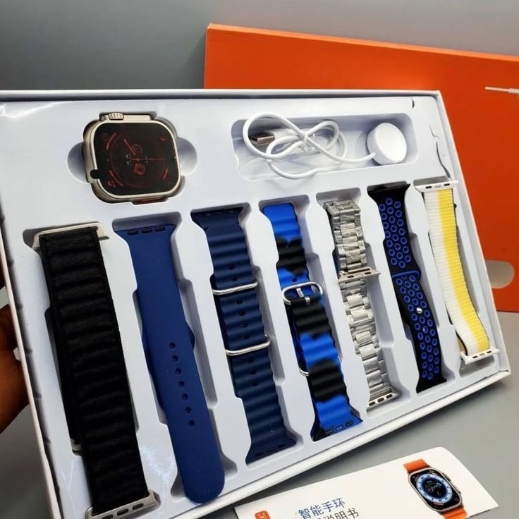 Ultra Smart Watch 7 in 1 Strap Set