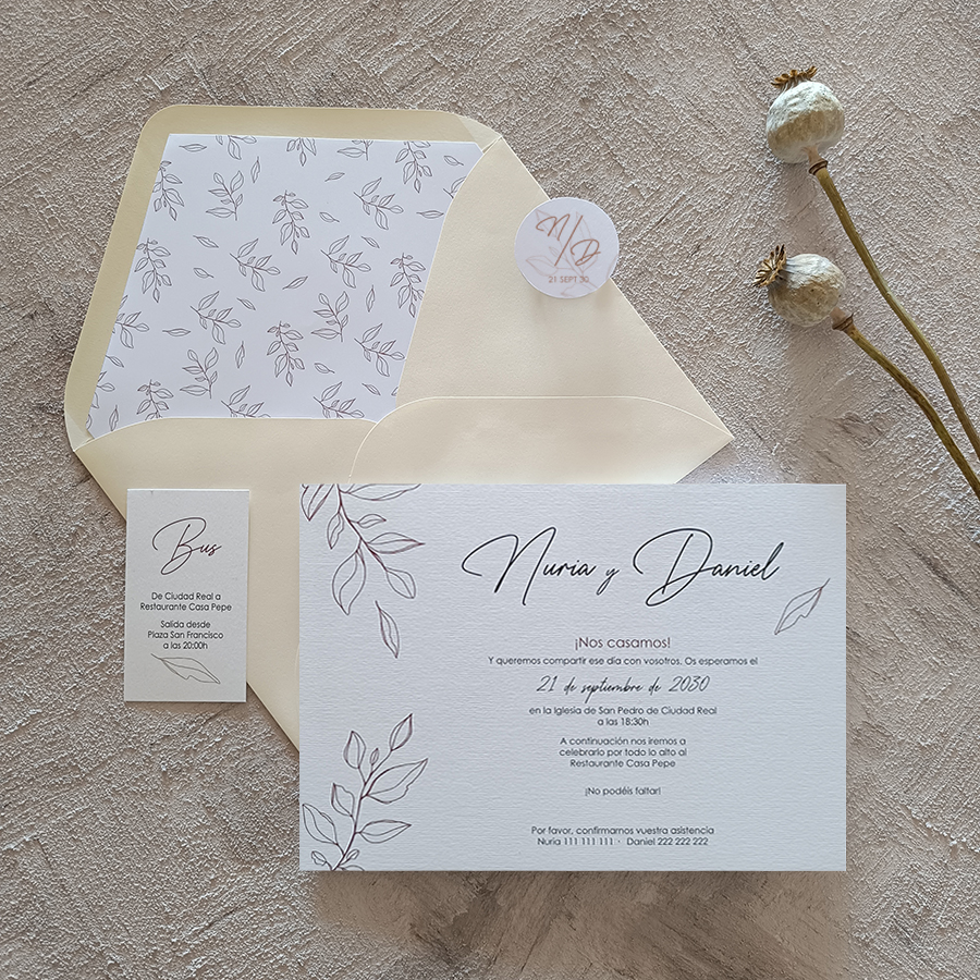 Invitación BRACTEA BASIC