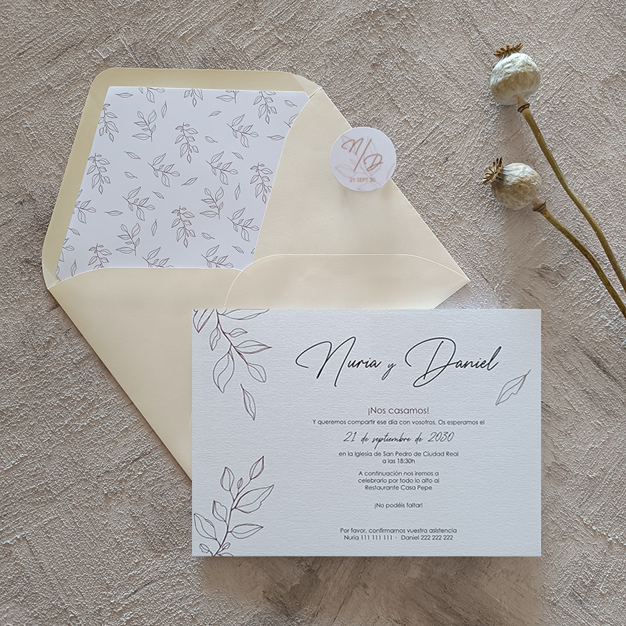 Invitación BRACTEA BASIC