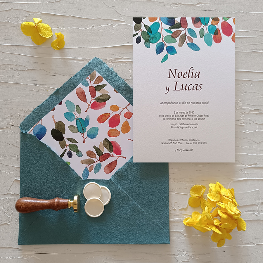 Invitación EUCALIPTO PREMIUM
