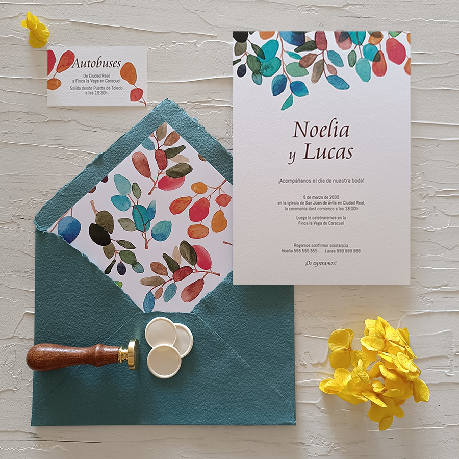 Invitación EUCALIPTO PREMIUM