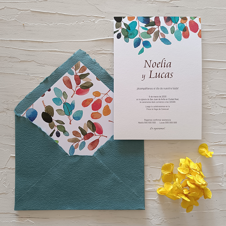 Invitación EUCALIPTO PREMIUM