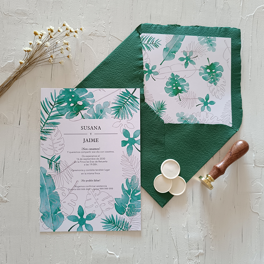 Invitación TROPICAL PREMIUM