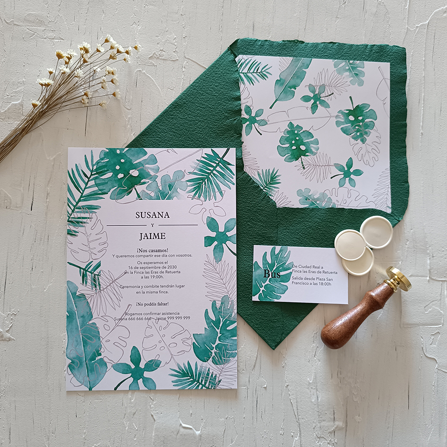 Invitación TROPICAL PREMIUM