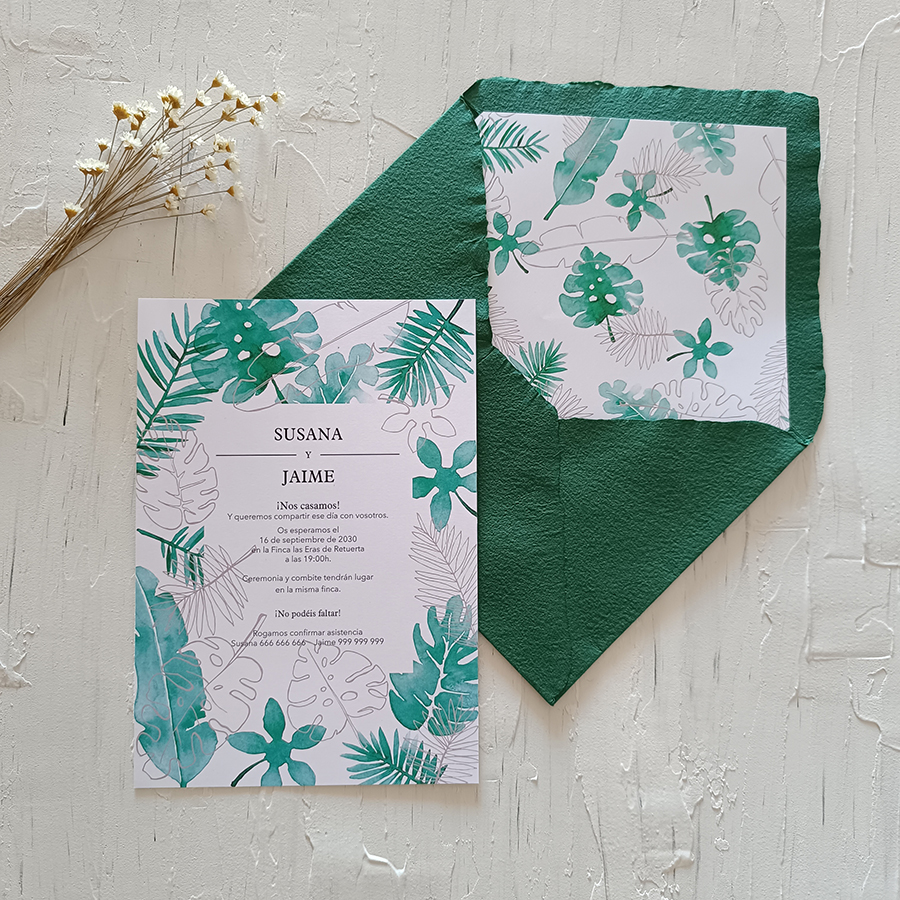 Invitación TROPICAL PREMIUM