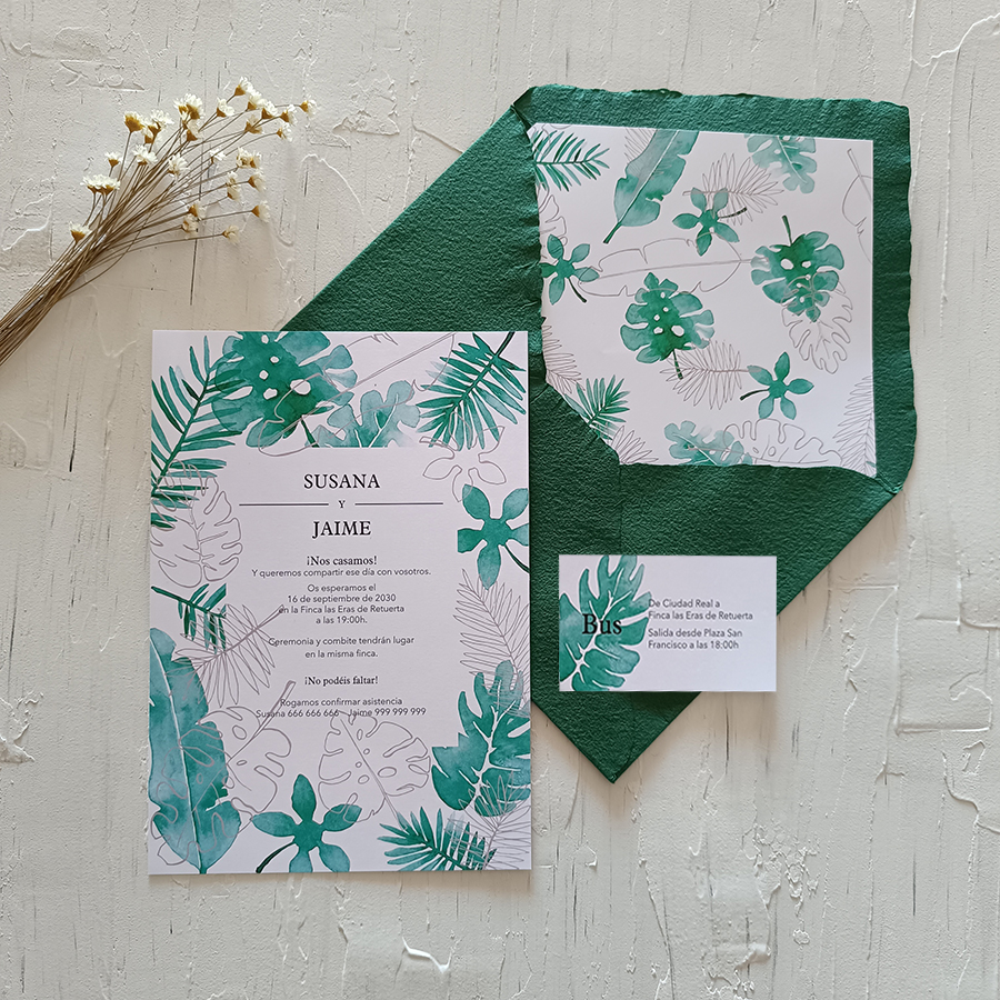 Invitación TROPICAL PREMIUM