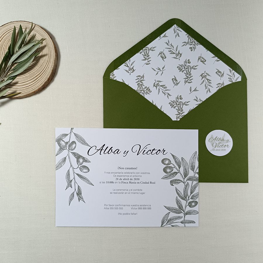 Invitación OLIVO BASIC