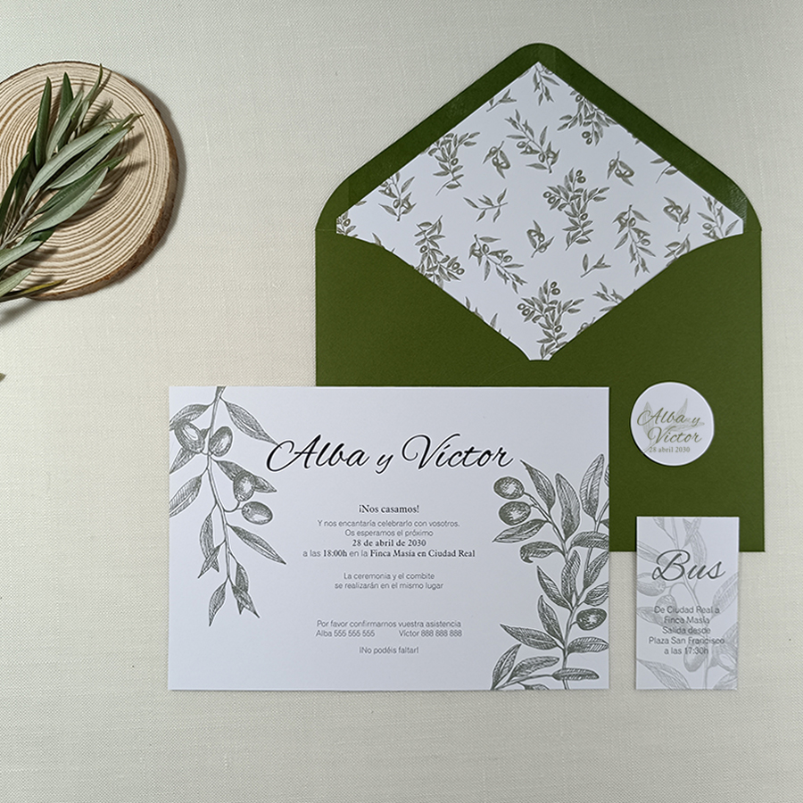 Invitación OLIVO BASIC