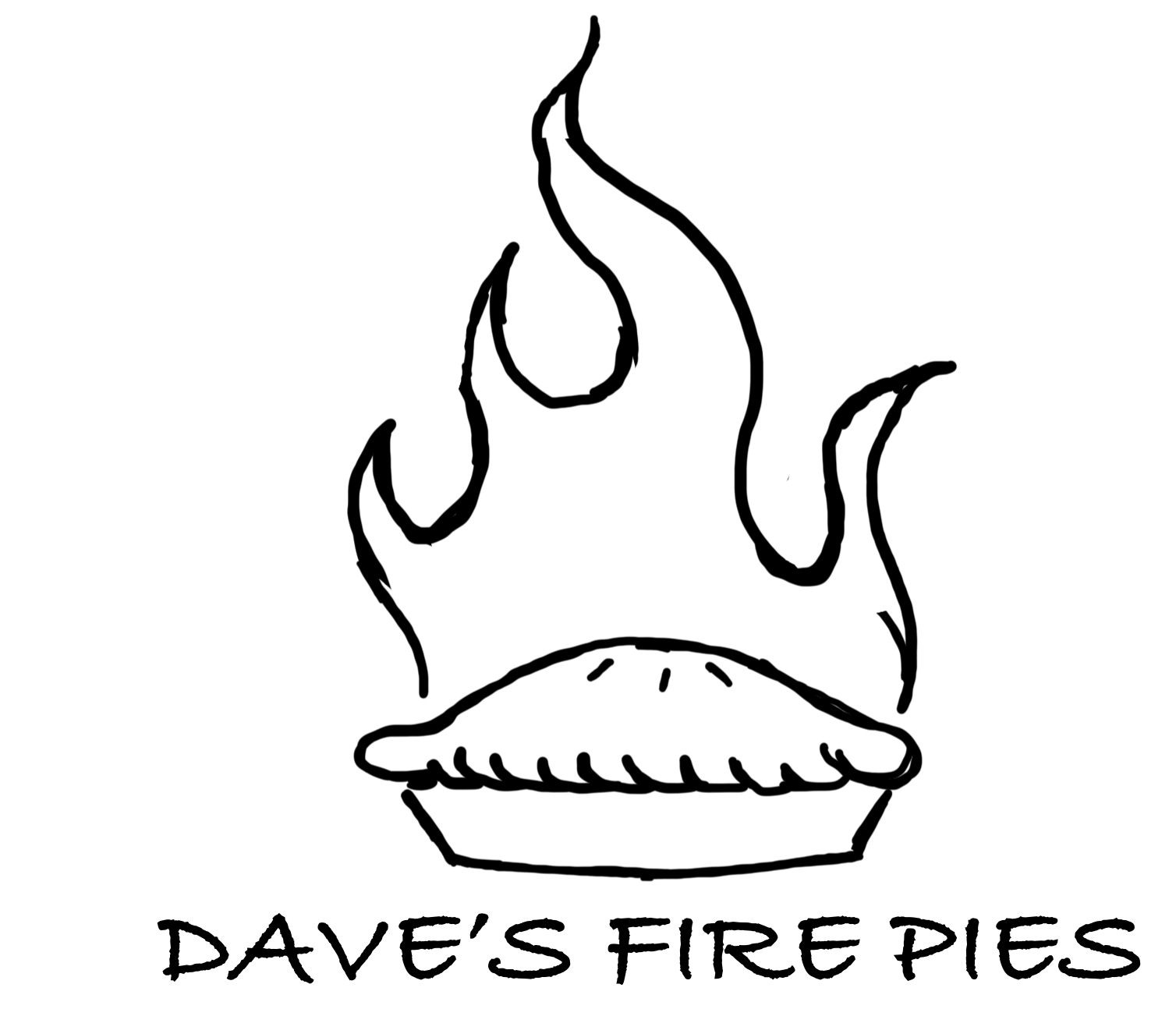 Dave Fire Pie sticker