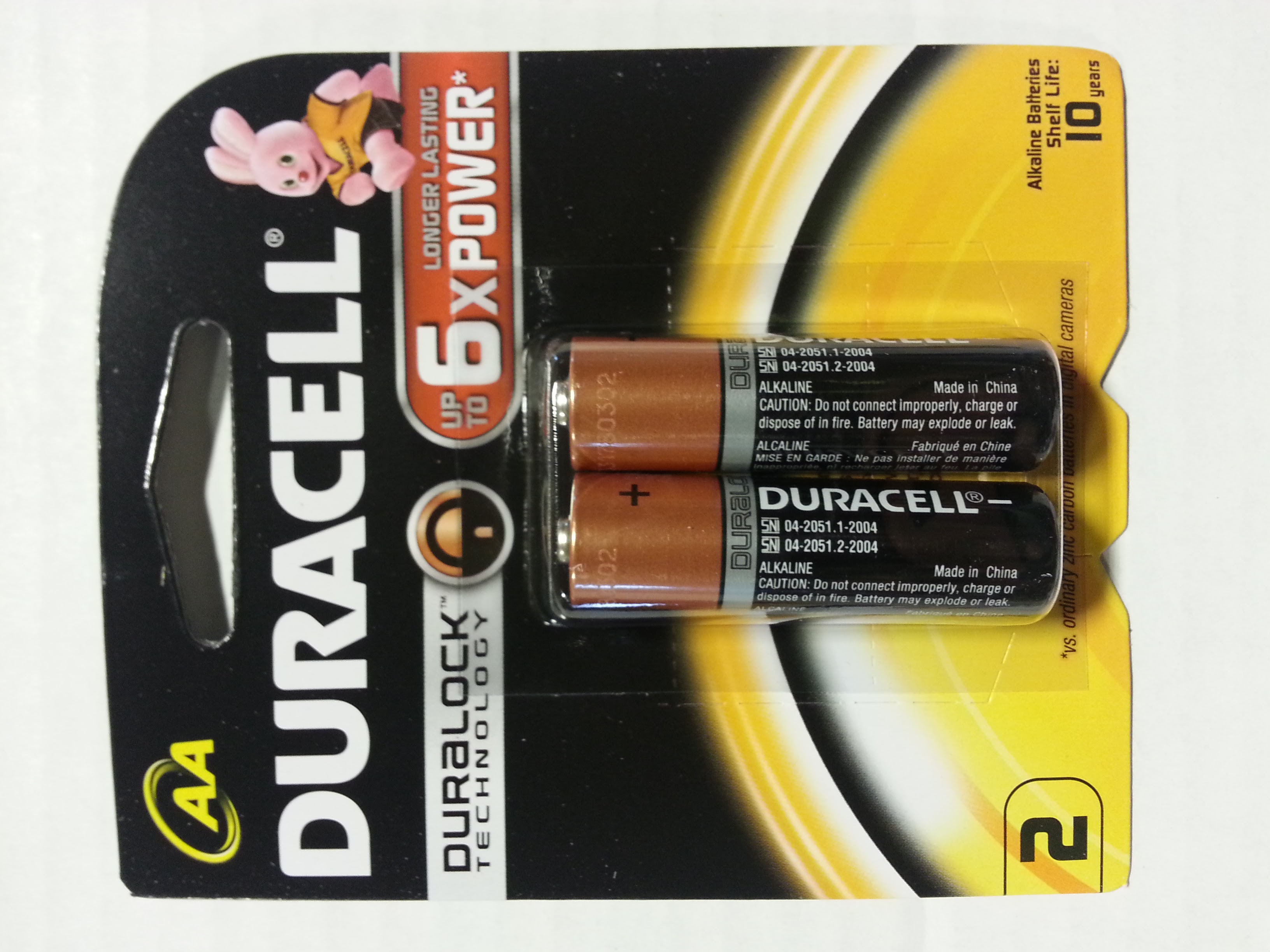 Duracell Batteries AA 2-Pack