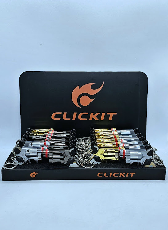 Torch Gun Lighters with Keychain