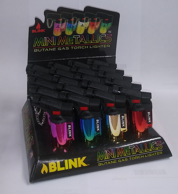 Blink Mini Metallic Torch Lighters