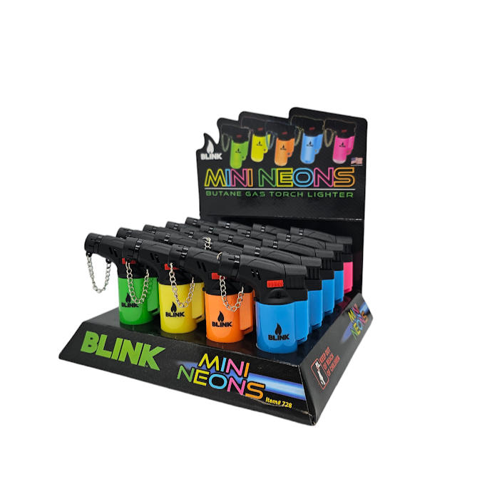 Blink Mini Neon Torch Lighters