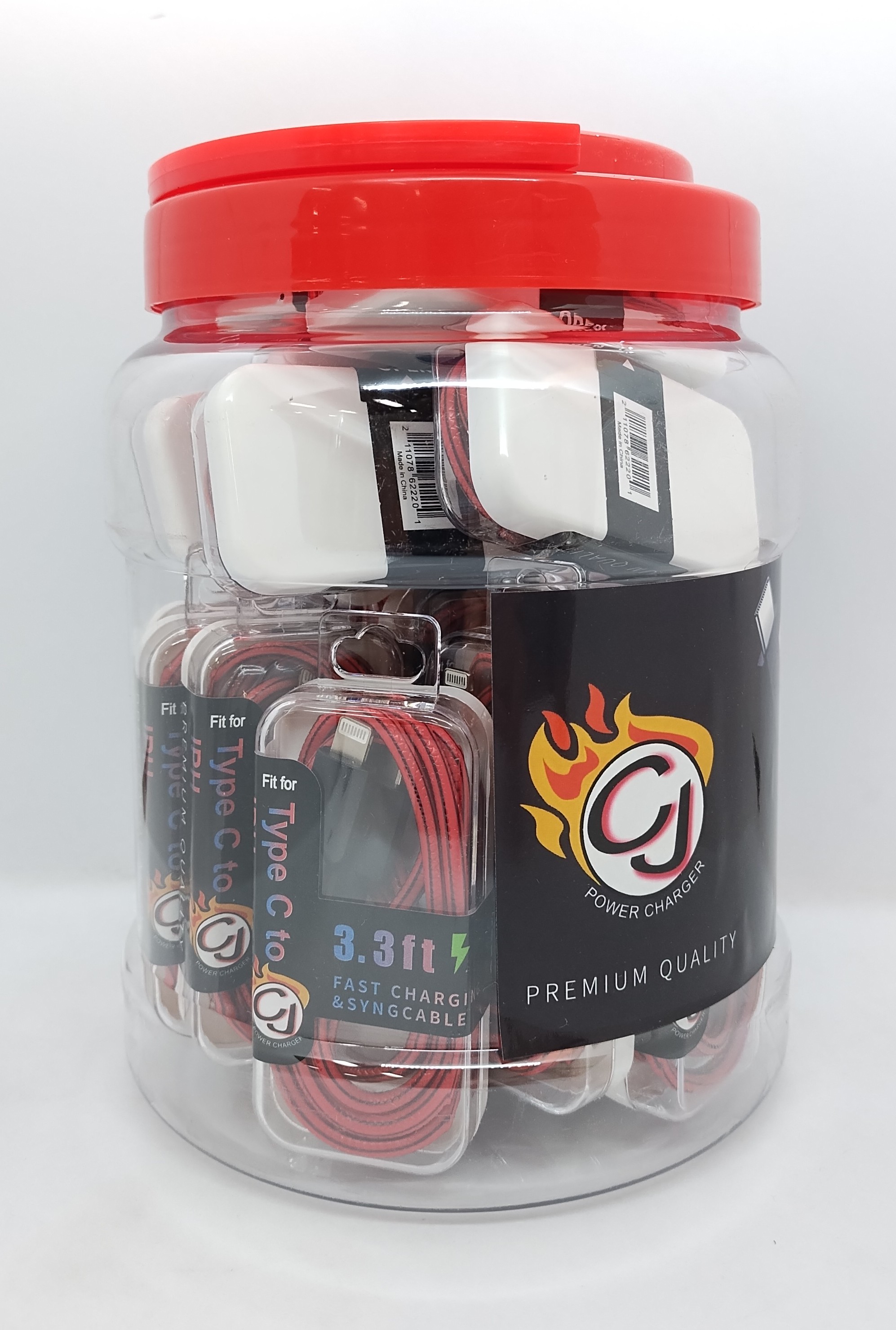 Type-C Fast Charging Cable Jar