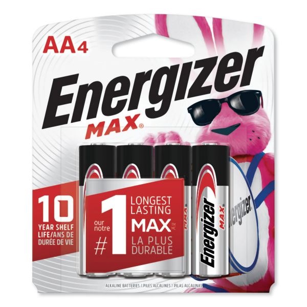 Energizer Max AA4 Batteries