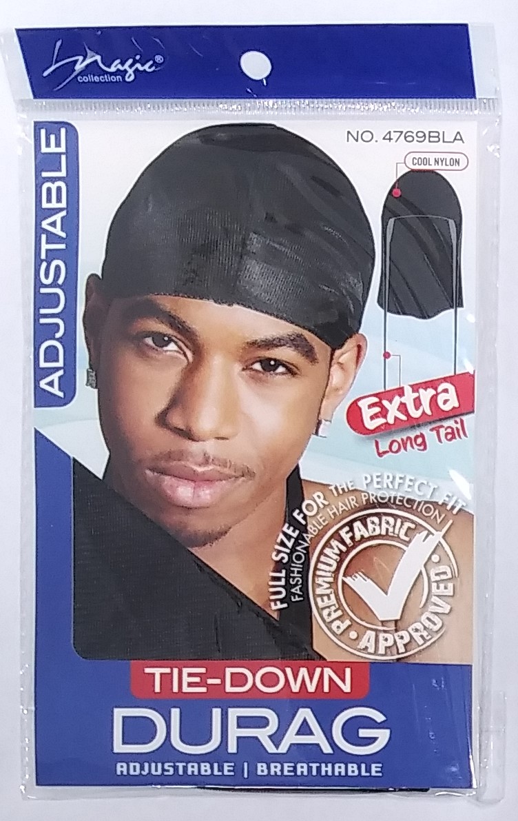 Adjustable Tie-Down Durag
