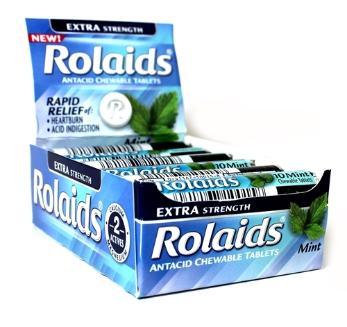 Rolaids Extra Strength Mint Antacid Chewable Tablets