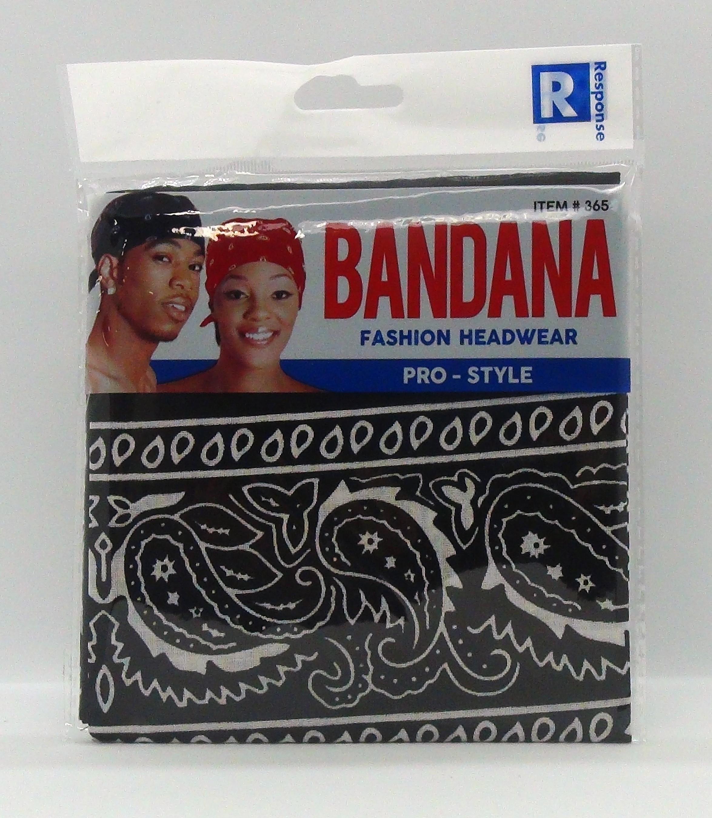 Black Paisley Bandana