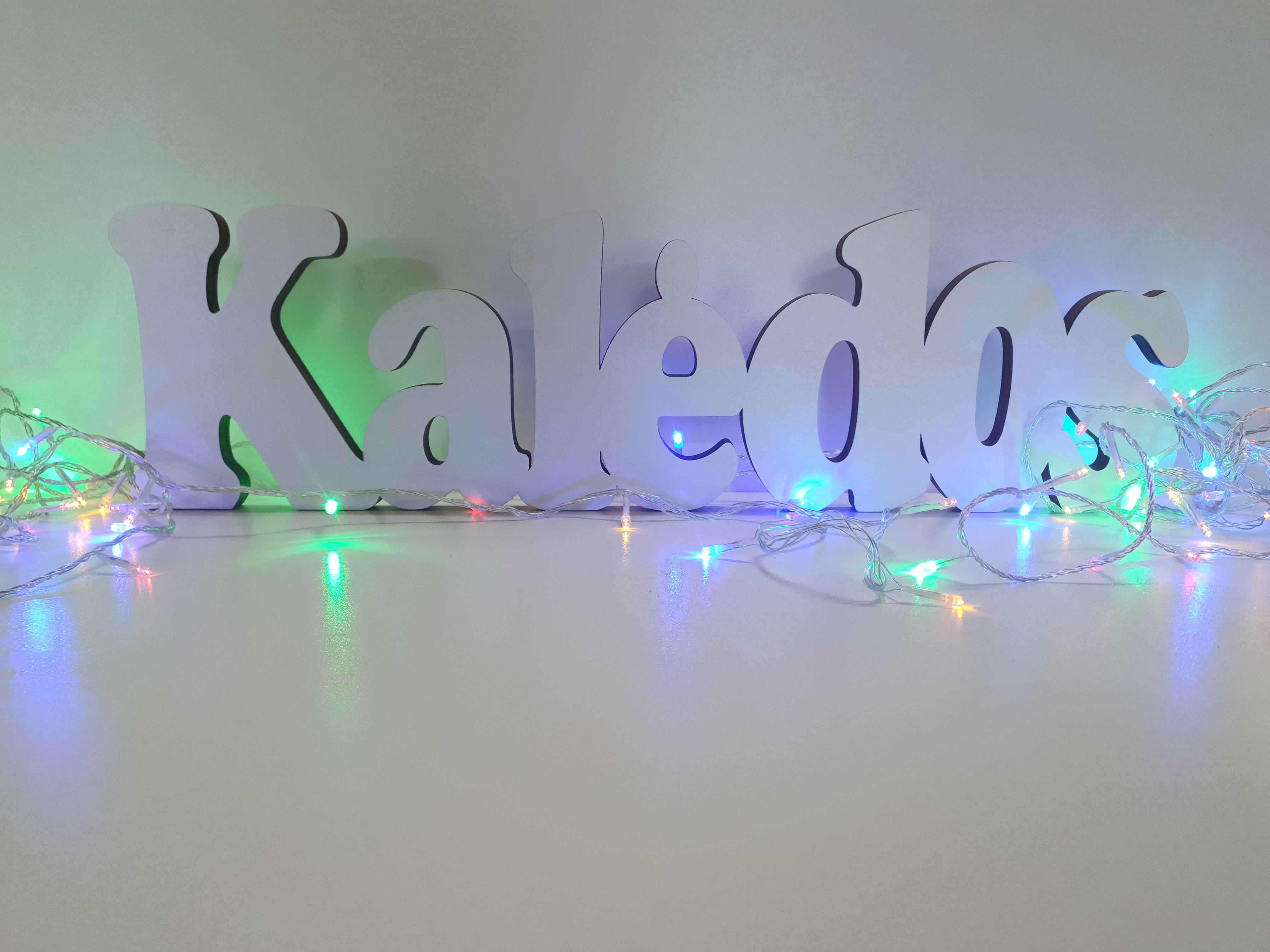 Pastatomas žodis ,,Kalėdos''