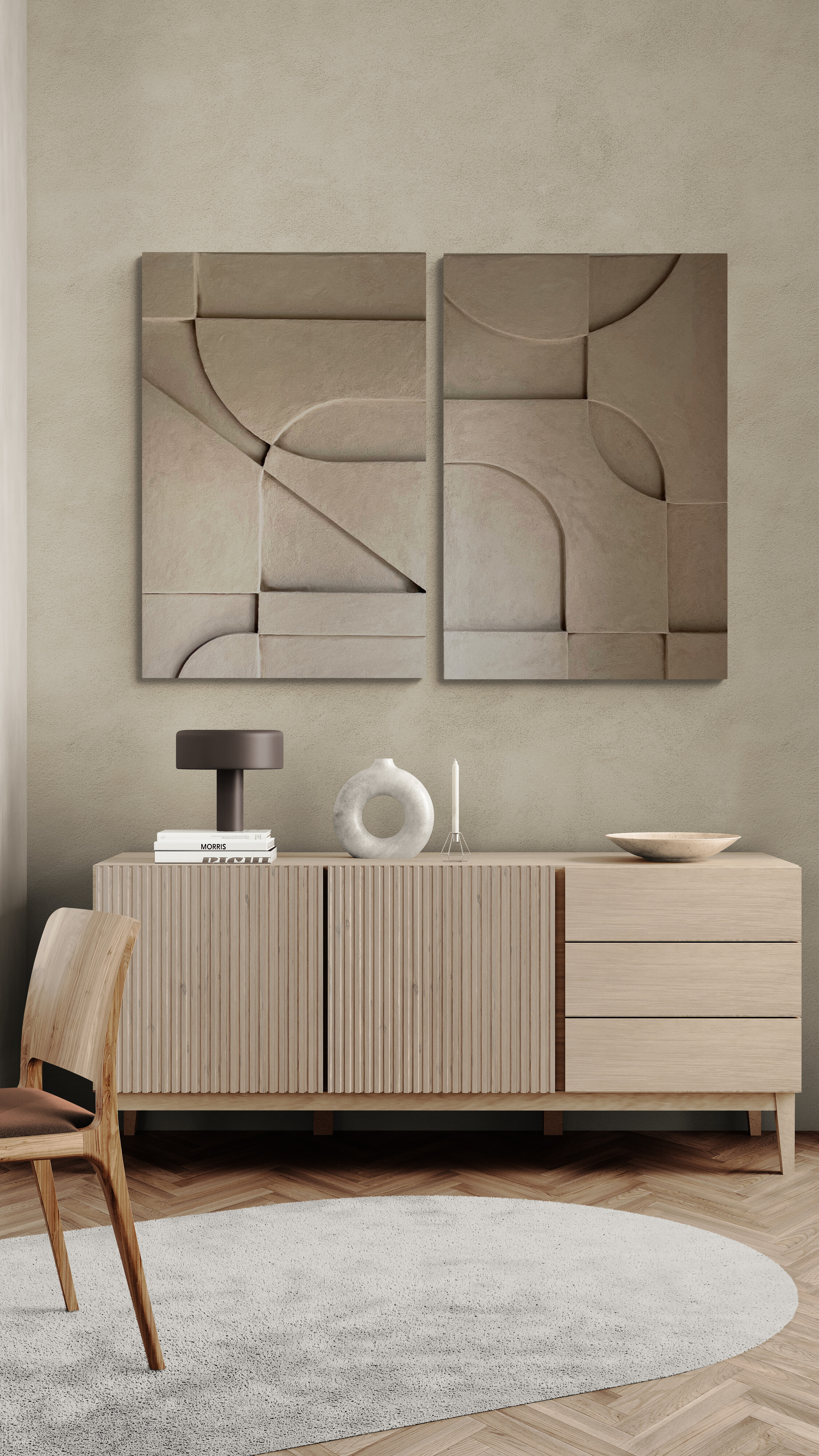 SHAPES COLLECTED no2, DIPTYCH
