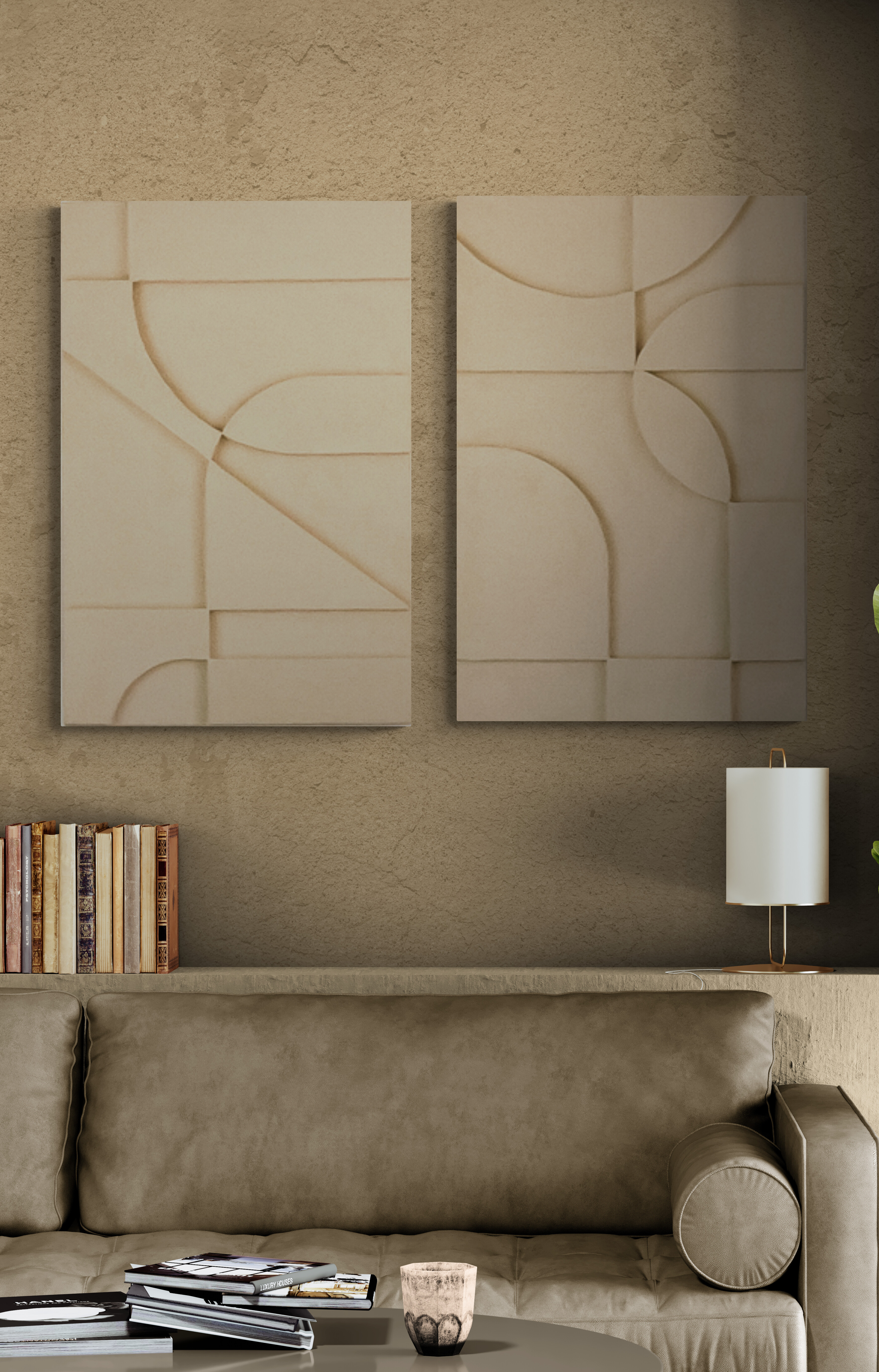 SHAPES COLLECTED no1, DIPTYCH