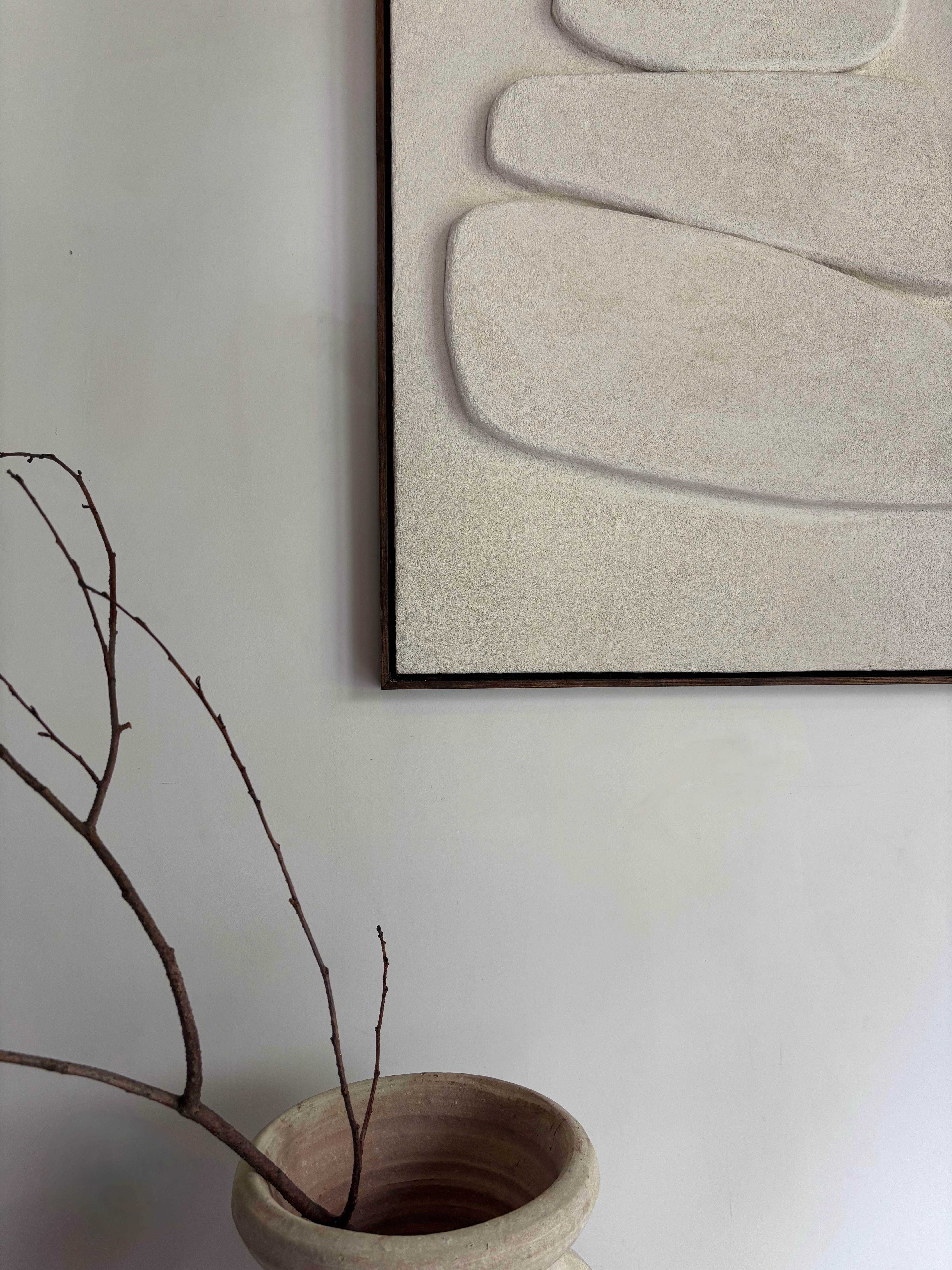 ABSTRACT PEBBLES with frame