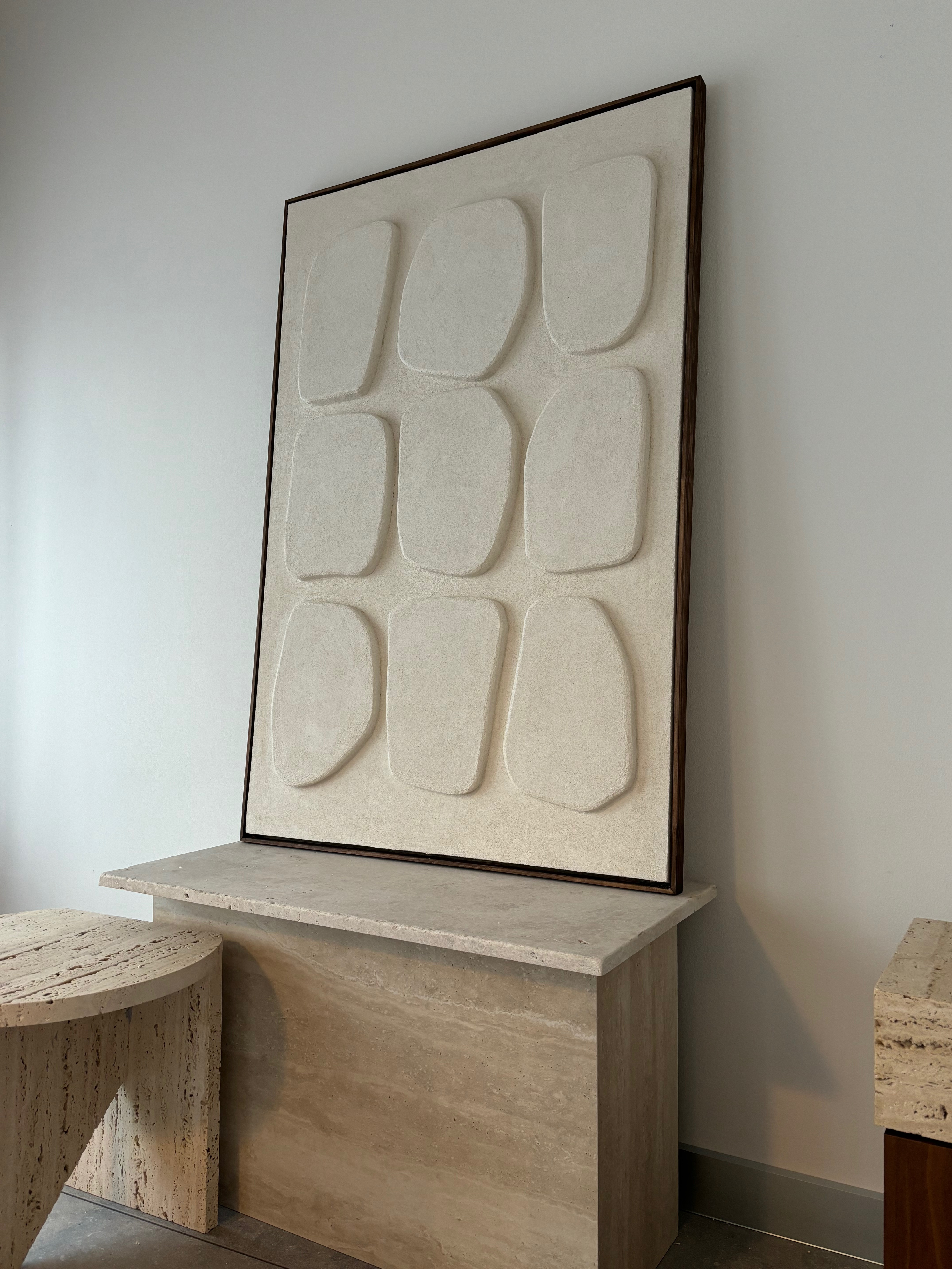 ABSTRACT PEBBLES no2 with frame