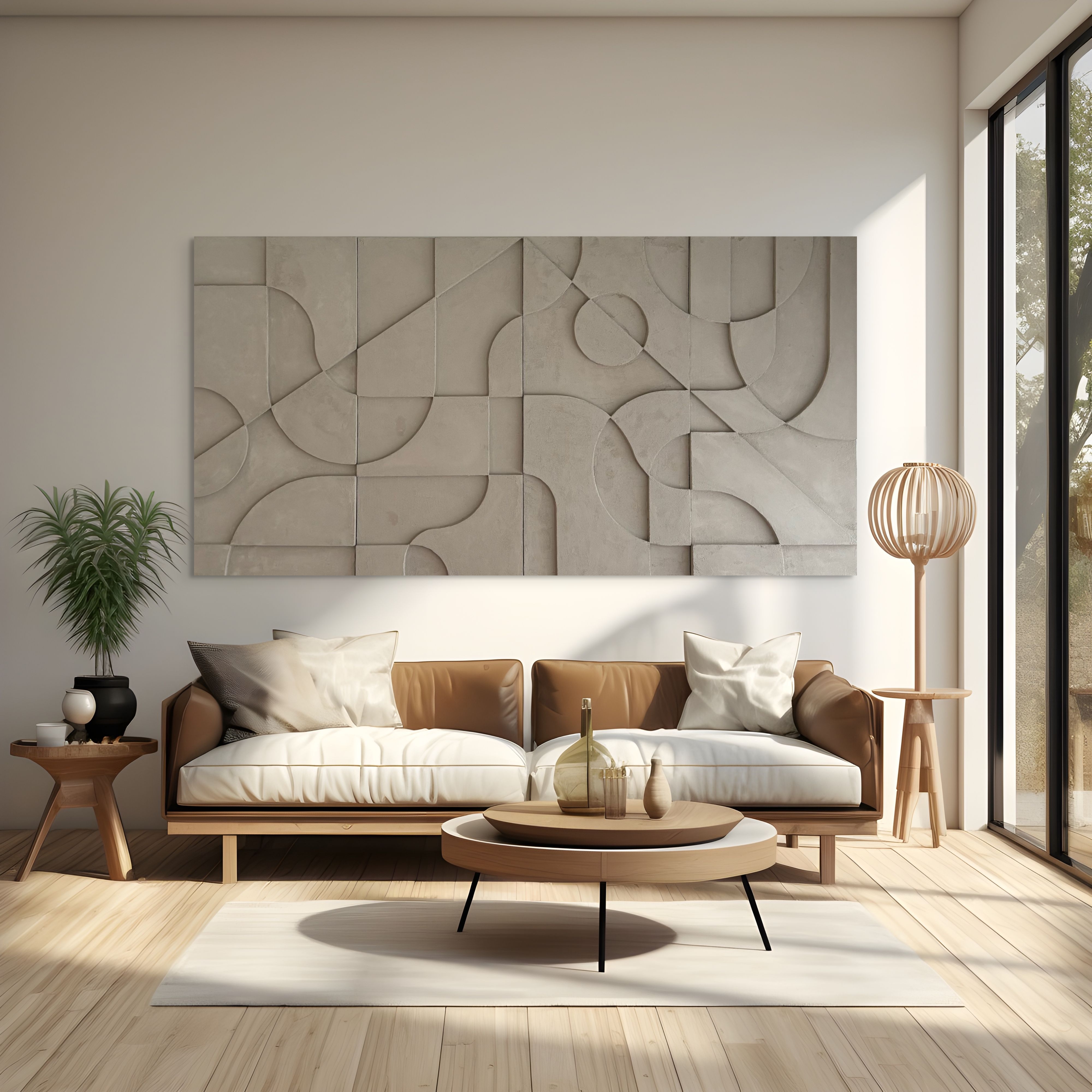 BAUHAUS BAS RELIEF, 120x240cm