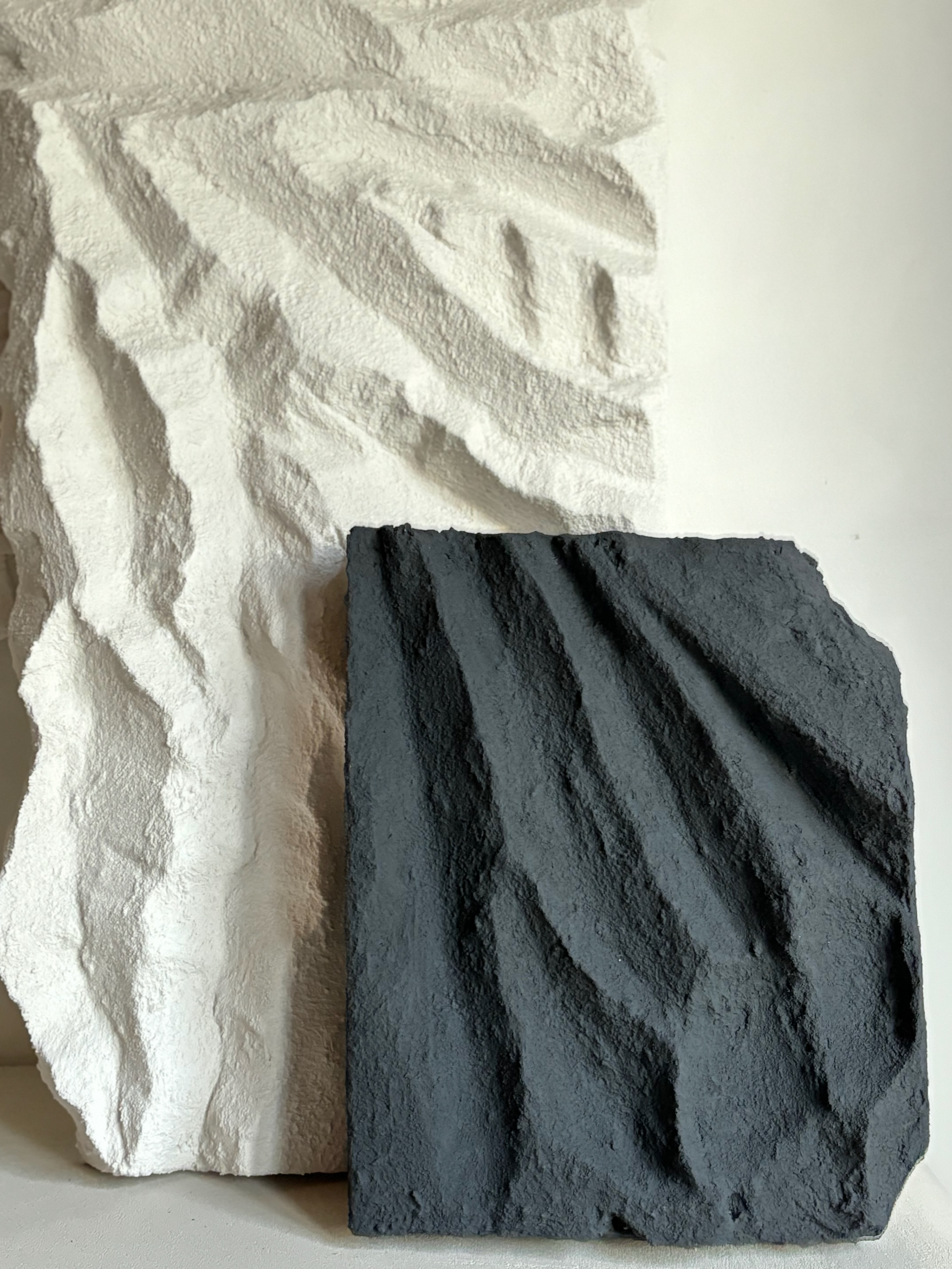 Wall art abstract bas relief "ROCK 2"
