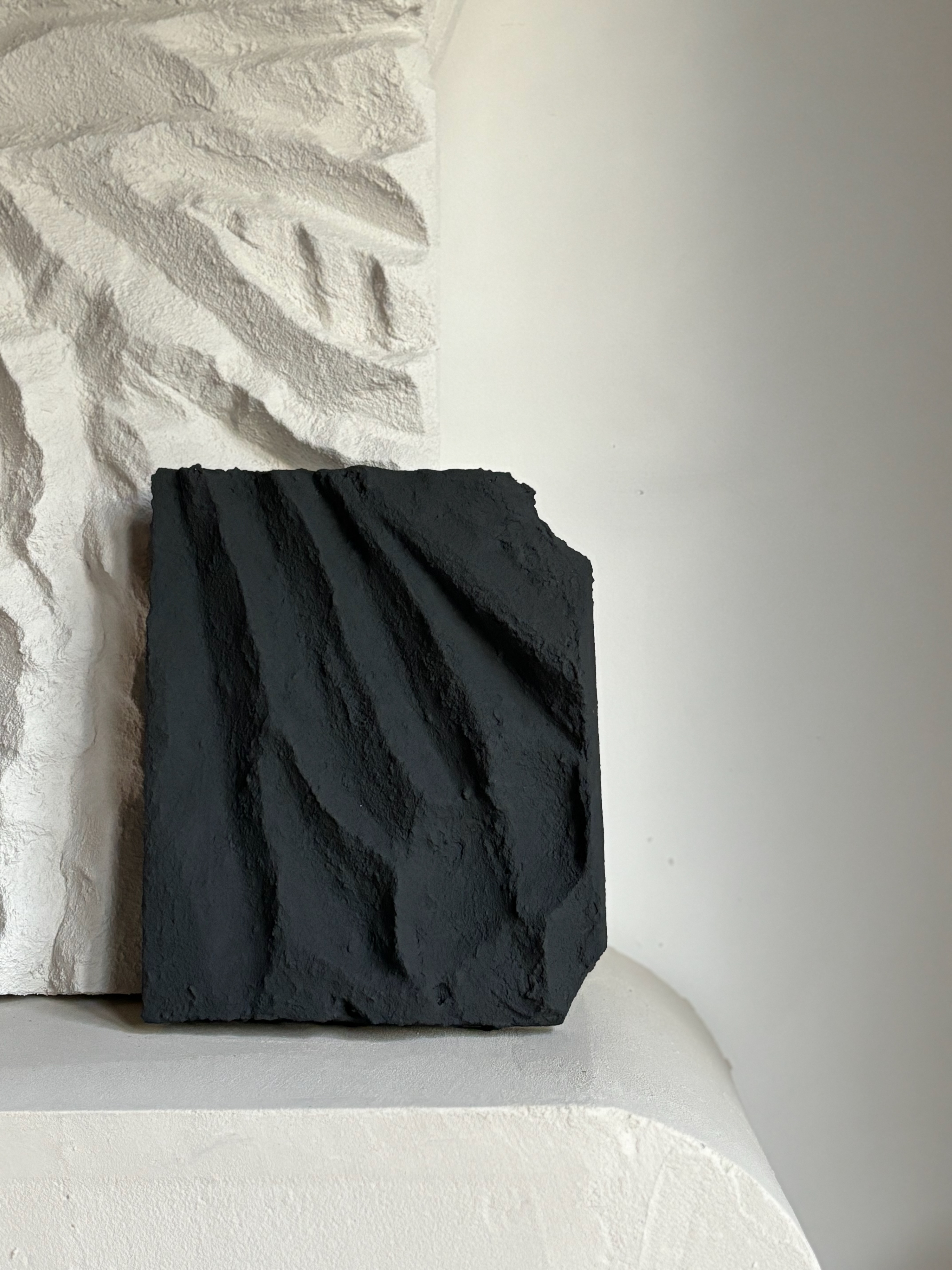 Wall art abstract bas relief "ROCK 2"