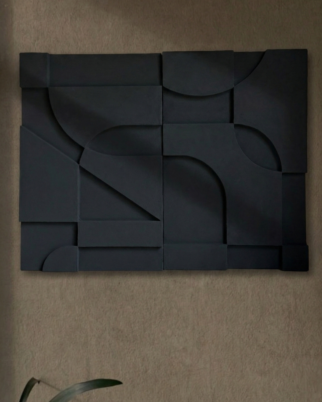 SHAPES COLLECTED no2, DIPTYCH I CHARCOAL